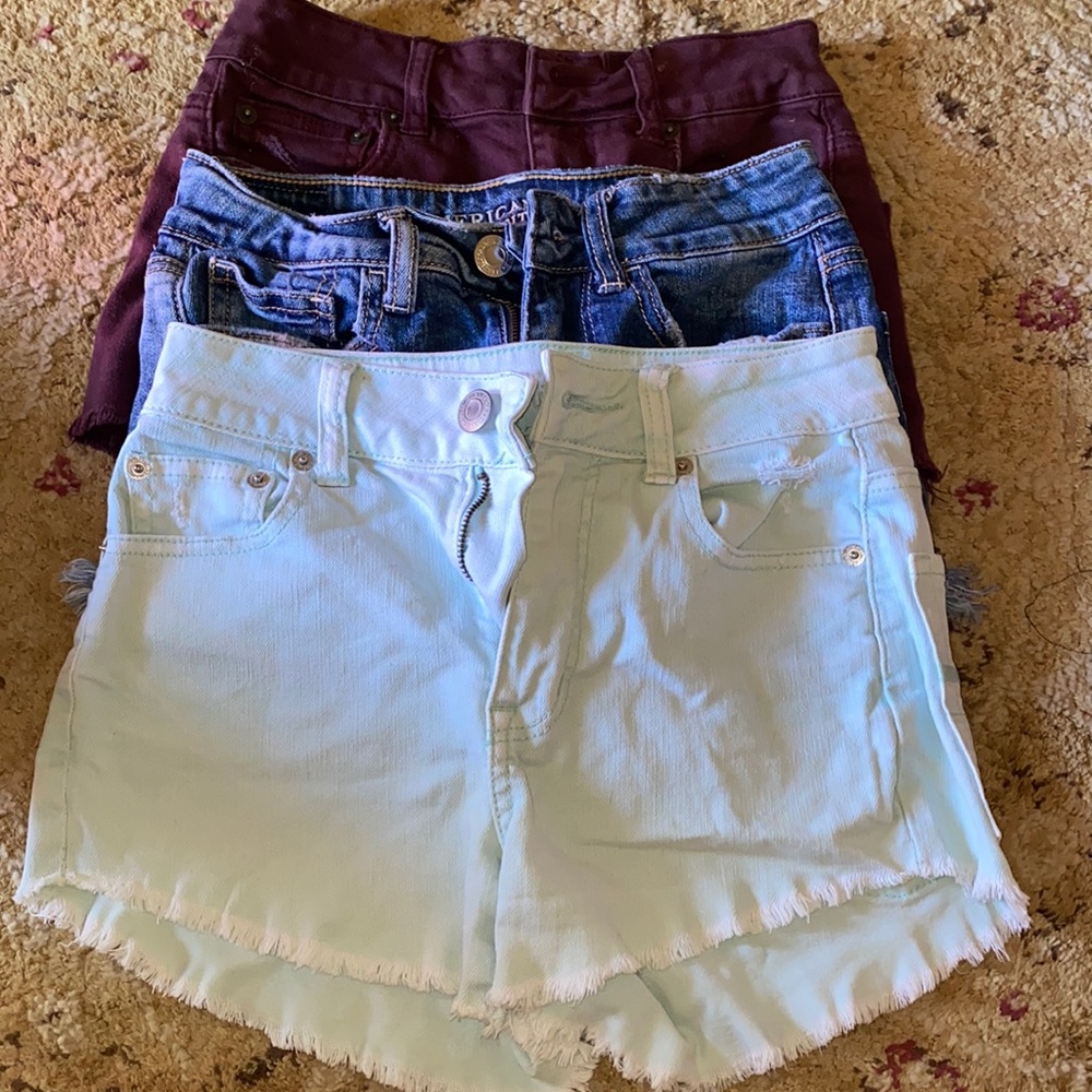 American eagle jean shorts